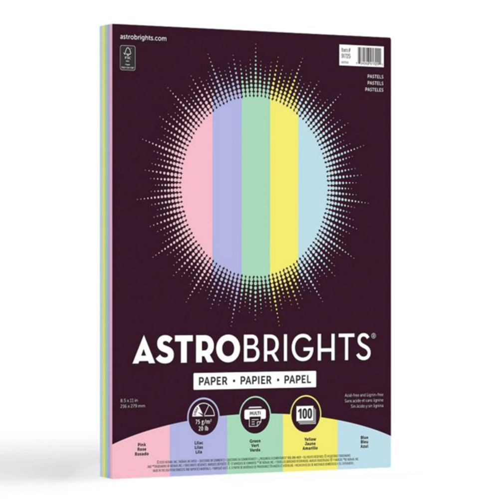 astrobrights colored paper
