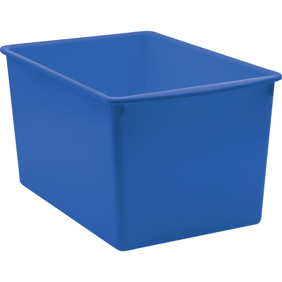 Blue Plastic Multi-Purpose Bin - The School Box Inc