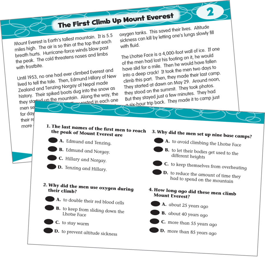 Power Pen Learning Cards: Reading Comprehension Grade The