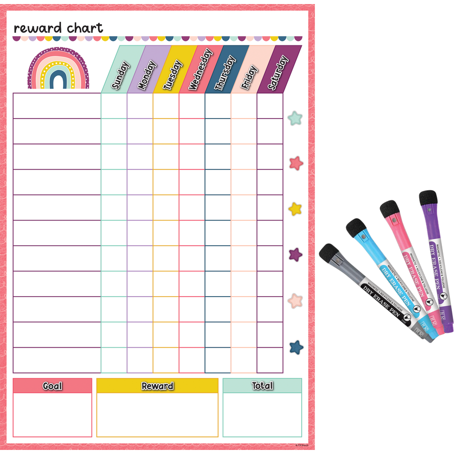 Video Game Theme Chore Chart, Magnetic Reward Chart for Kids