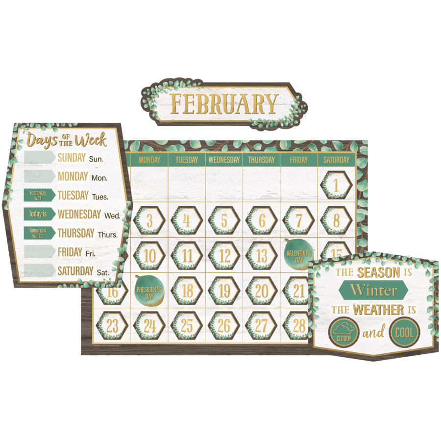 Calendar Bulletin Board Sets for Classroom | Teacher Supply Store - The  School Box Inc