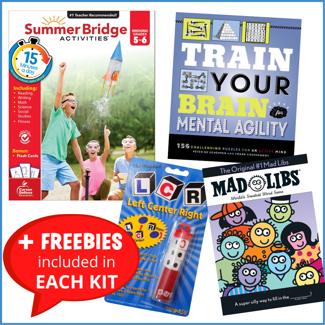 6th　The　Inc　Summer　Kit　to　5th　Learning　Box　Grade　School
