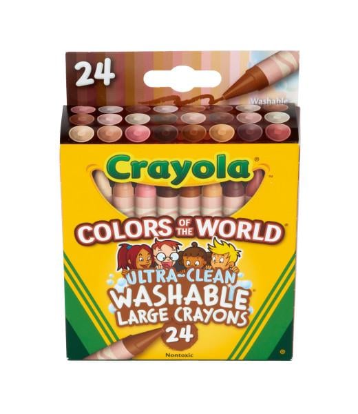 Colors of the World Large Crayons 24 ct - The School Box Inc