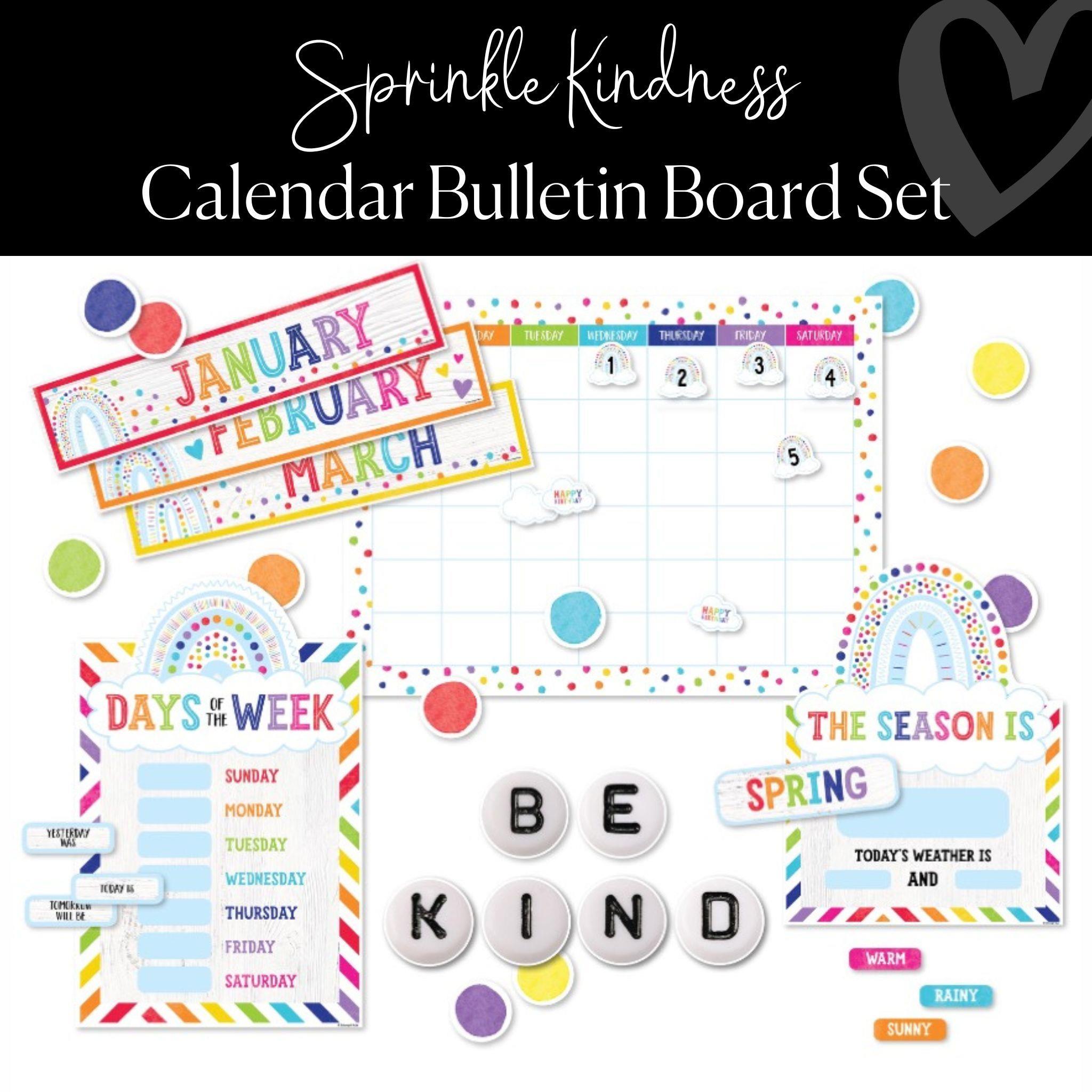 Calendar Bulletin Board Sets for Classroom  Teacher Supply Store - The  School Box Inc