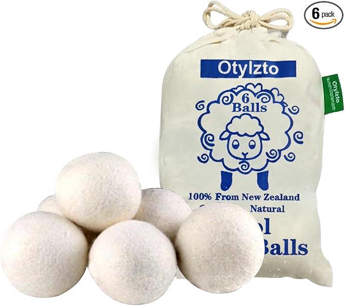 Wool Dryer Balls 6-Pack, Drying Balls for Laundry, Reusable MS-LAUNDRY-DRYERBALLS