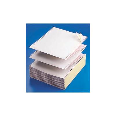 3 Part Color Carbonless Computer Paper 9-1/2'' X 5-1/2'' White/Canary/Pink