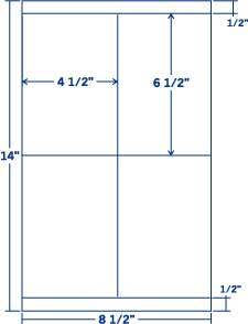 Aiag Carton Label, 4 1/4'' X 13