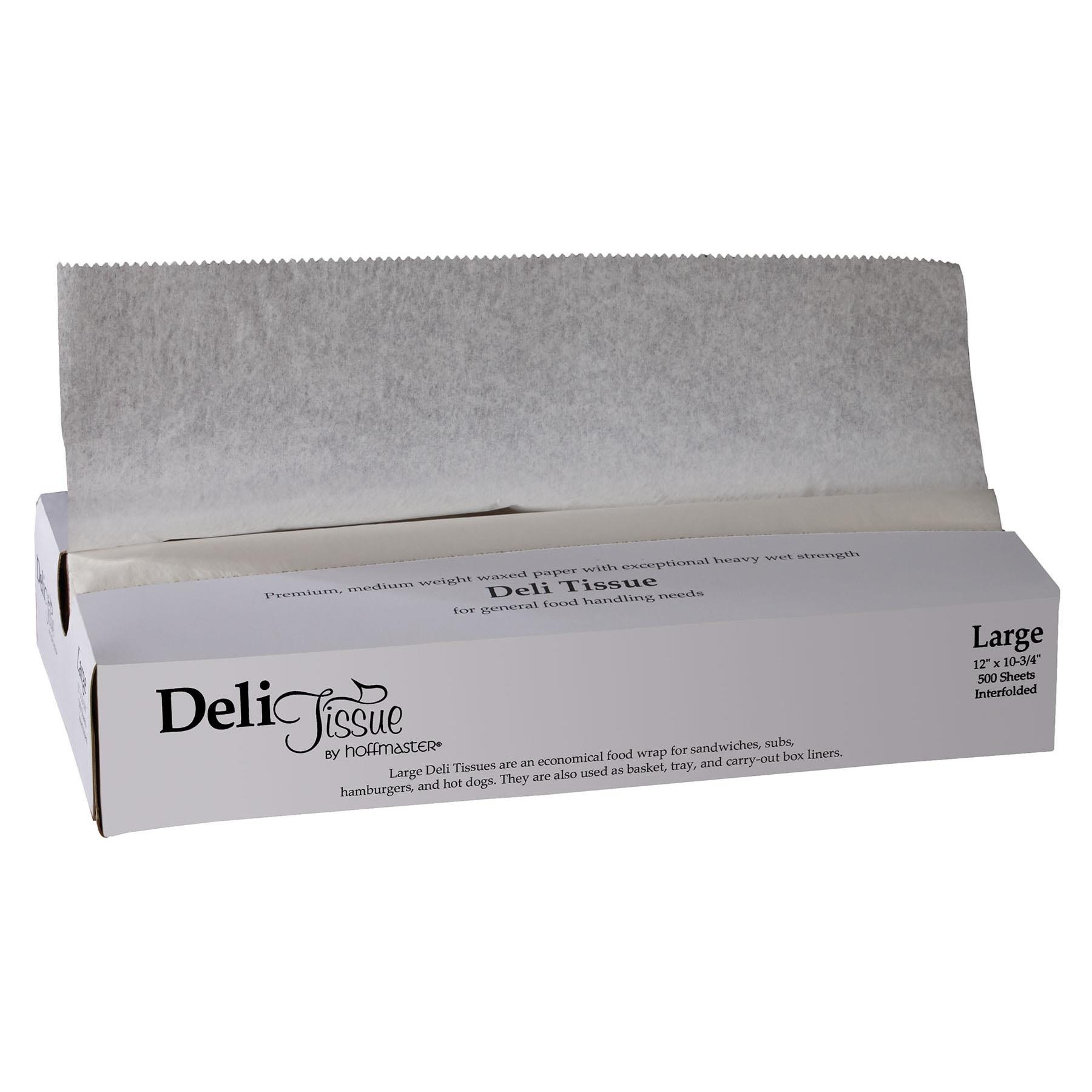 WRAP UP LARGE 12 INTERFOLDED REGULAR WAXED DELI PAPER 12x10-3/4