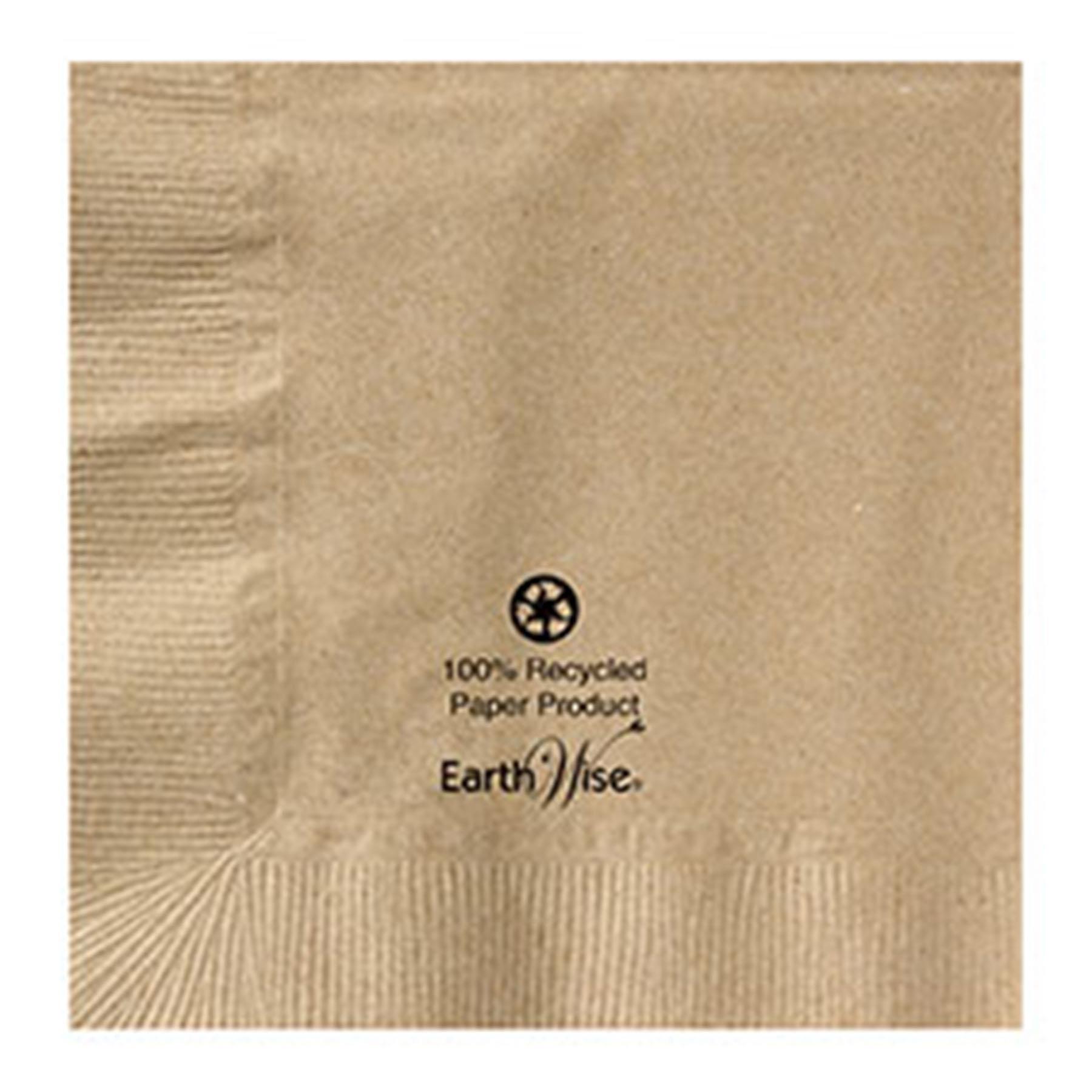 057300 EarthWise Recycled Paper Beverage 10"X10" Napkins Details about   QTY=3000 12pks of 250 