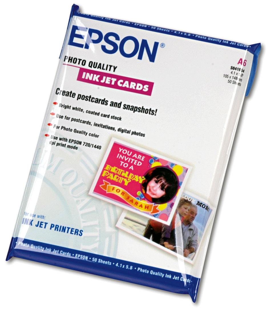 EPSON PHOTO QUALITY CARD - COLOR Paper and Access. - TonerQuest