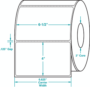 Direct Thermal Printing Thermal Paper Rolls, 4.28 x 78 ft, White, 12/Pack  - TonerQuest