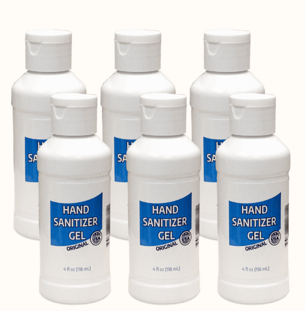 4oz Hand Sanitizer 6 Pack Valdes Supply 1601