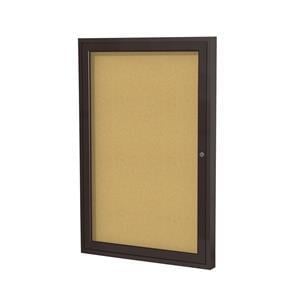 GHENT i3x3i 1 Door Bronze Aluminum Frame Enclosed iBulletini 