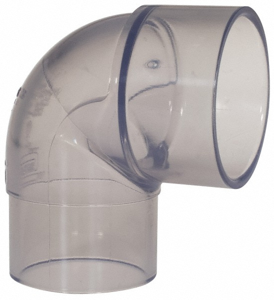2 Inch, PVC Pipe, Plastic Pipe Fitting Schedule 40, Spigot x Socket ...