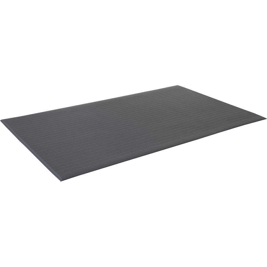 Genuine Joe Anti-Fatigue Mat, 3' x 5', Gray Marble