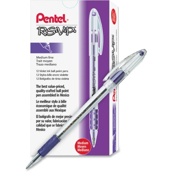 Pentel R.S.V.P. RT Retractable Ballpoint Pens 1.0 mm Medium Point