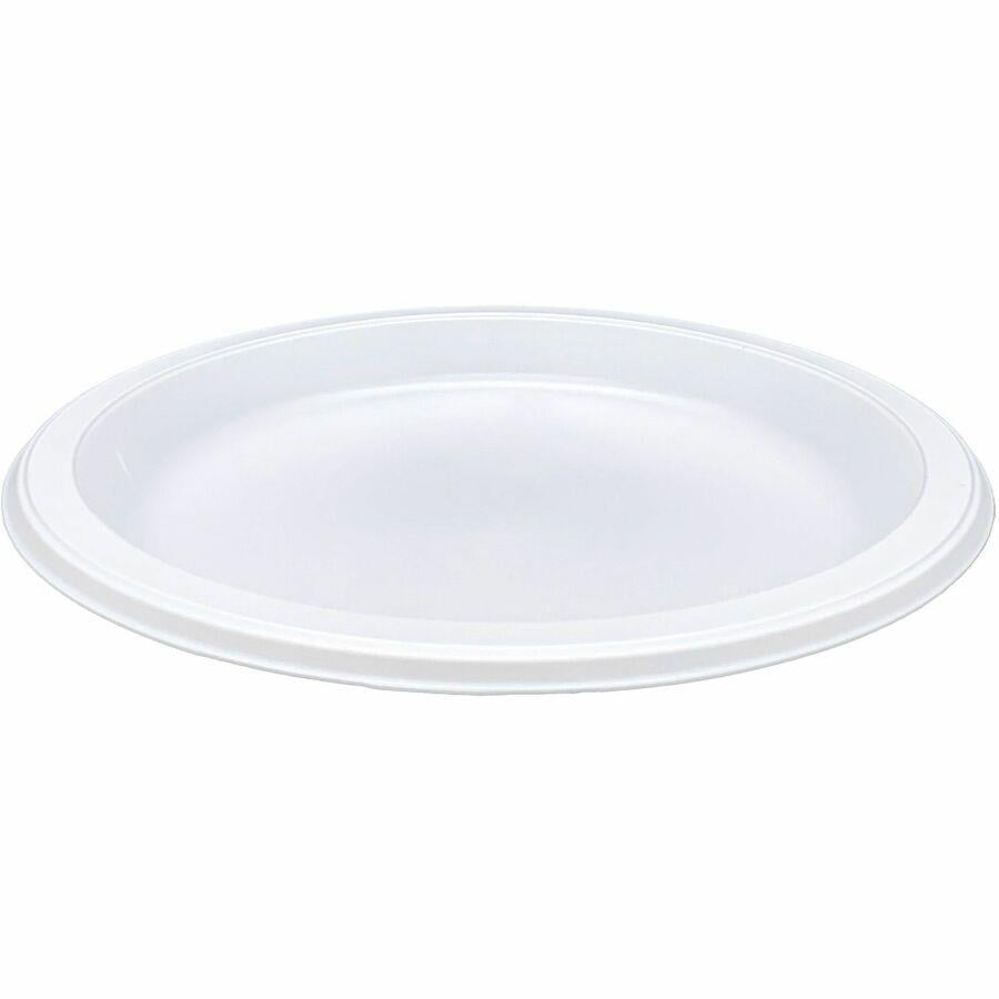 Dixie Uncoated Paper Plates 9 White 250 Plates Per Pack - Office Depot