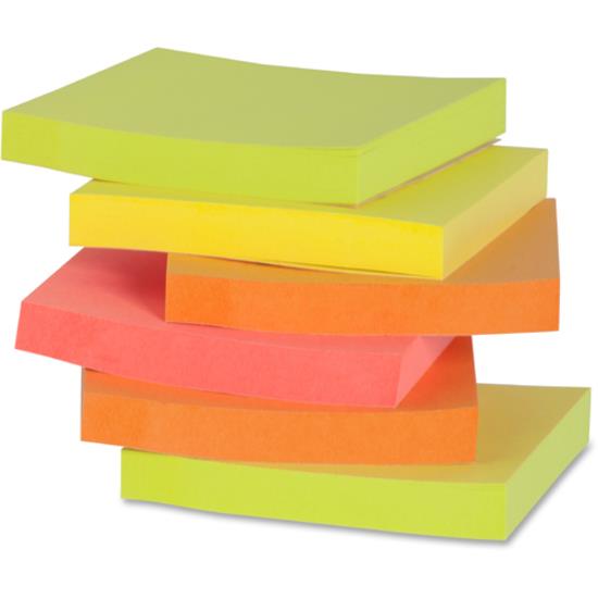 Business Source Reposition Pop-up Adhesive Notes - 3 x BSN16453