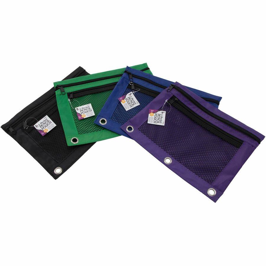 CLI Carrying Case (Pouch) Pencil, Ring Binder - Assorted - 7.6