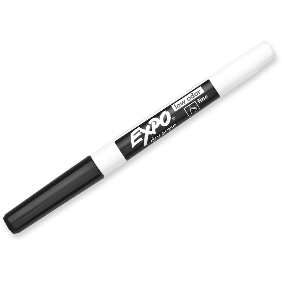 BIC Intensity Low Odor Dry Erase Marker, Fine Point, Black, 175 Pack