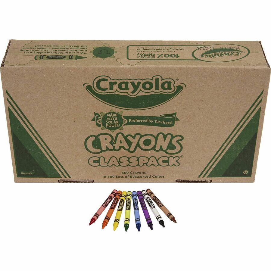 Crayola 8-Color Crayons/Markers Combo Classpack