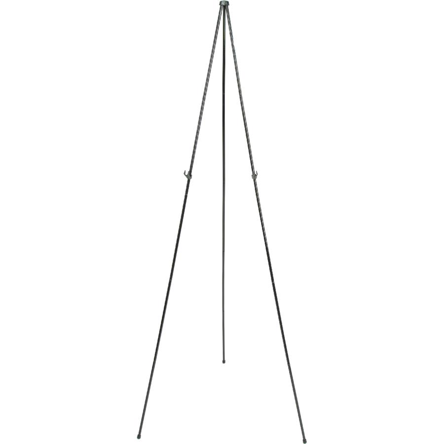 Quartet Aluminum Lightweight Telescoping Display Easel, 66, Supports 25  lbs., Silver, Display Easels