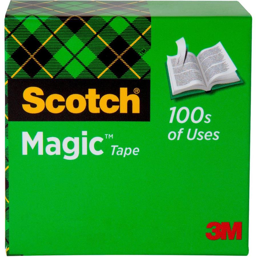 Scotch Magic Tape, Invisible, 24 Tape Rolls