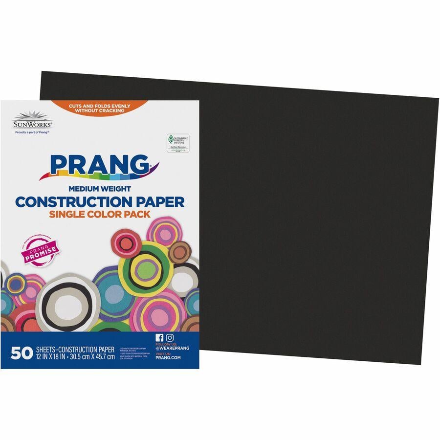 SunWorks Construction Paper Multipurpose 36 x 24 50 Pack Assorted
