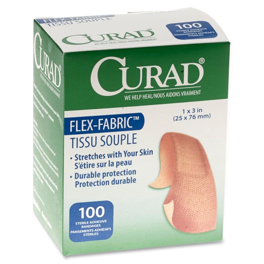 CURAD Truly Ouchless Silicone Bandages, Flexible Fabric, 20 count