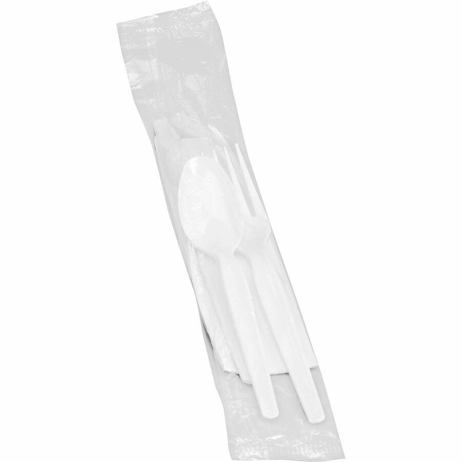 Dixie Plastic Utensils Heavy Weight Cutlery Variety Pack Clear Box Of 180  Utensils - Office Depot