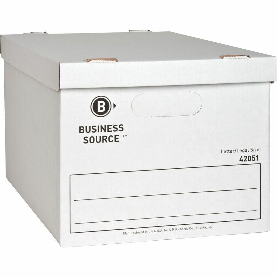 Bankers Box STOR/FILE Storage Box Letter/Legal Lift-off Lid Kraft/Green