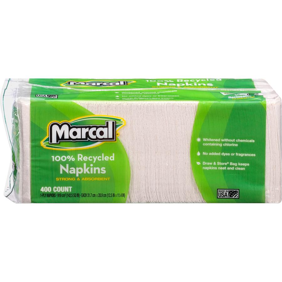 Recycled Paper Dinner Napkins, 2-ply