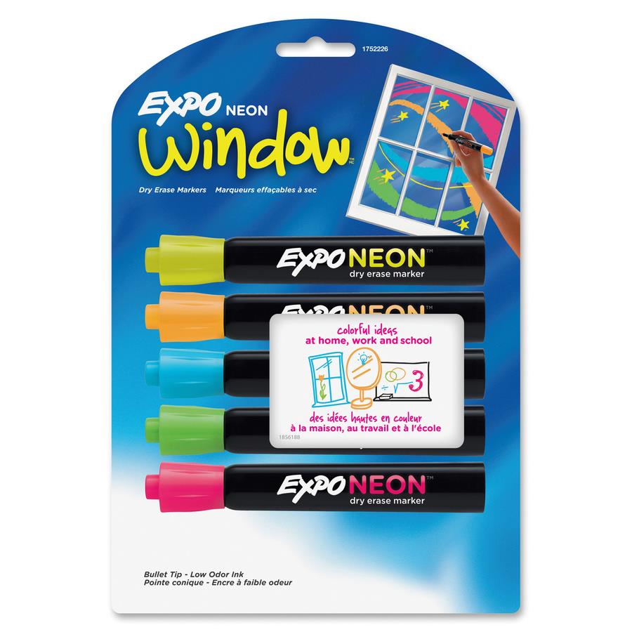 Crayola Take Note Dry Erase Markers with Bullet Tip, Assorted
