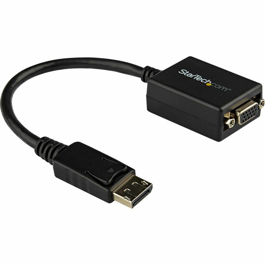 StarTech.com DisplayPort to VGA Video Adapter Converter - Connect a VGA  monitor to a DisplayPort-equipped PC - Works with DisplayPort computers and graphics  cards such as Elitebook Revolve 810 G3 and Folio