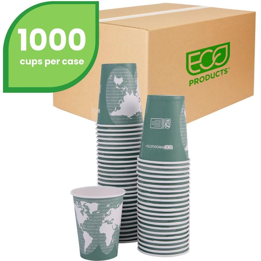 Solo Symphony Cold Paper Cups 50 Pack White Brown Green Paper Cold