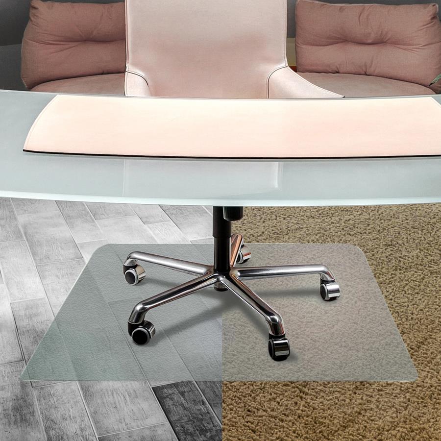 Polycarbonate office chair mat for online carpet