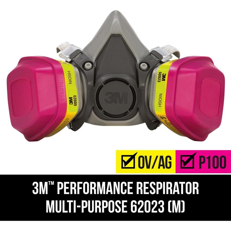 Tekk Protection Multipurpose Respirator - Liquid Protection - Gray - Lightweight - 1 Each Tekk Protection Multipurpose Respirator - Liquid Protection - Gray - Lightweight - 1 Each