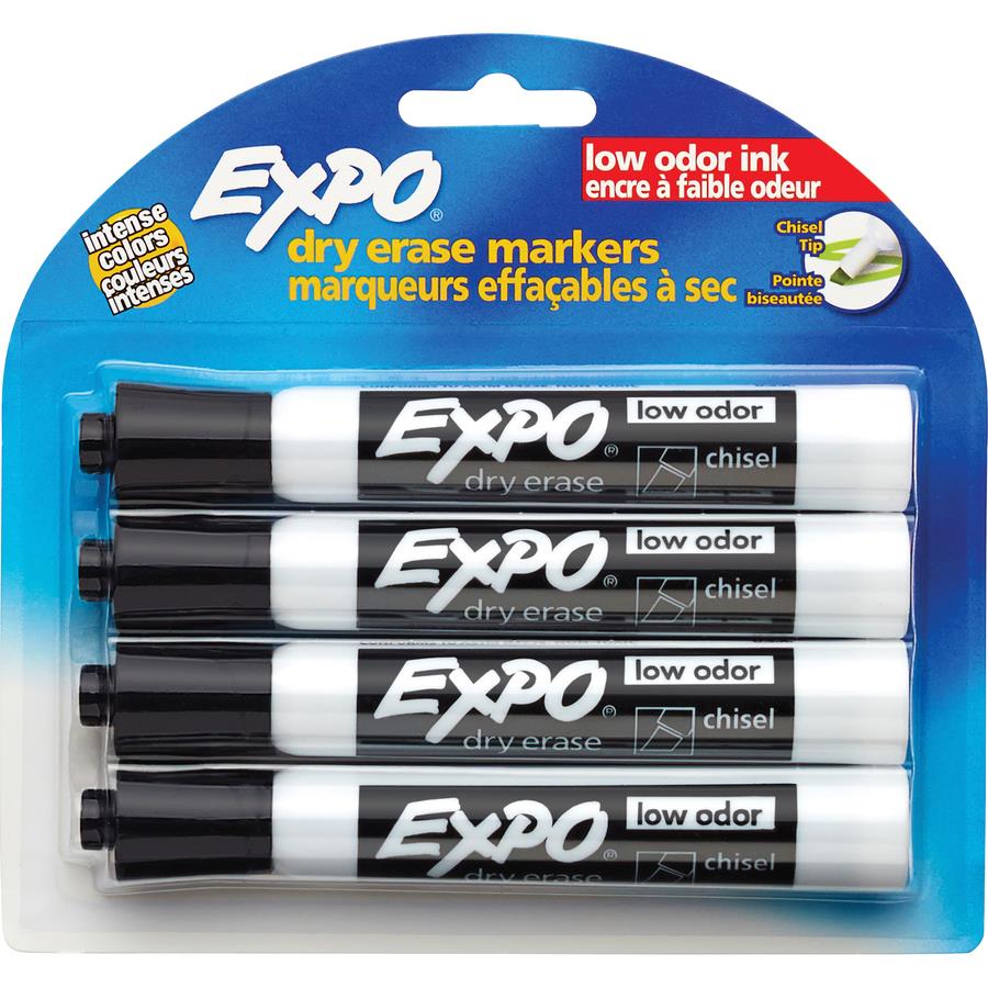 Low Odor Dry Erase Markers, Fine Tip, 4 Count, Crayolla.com