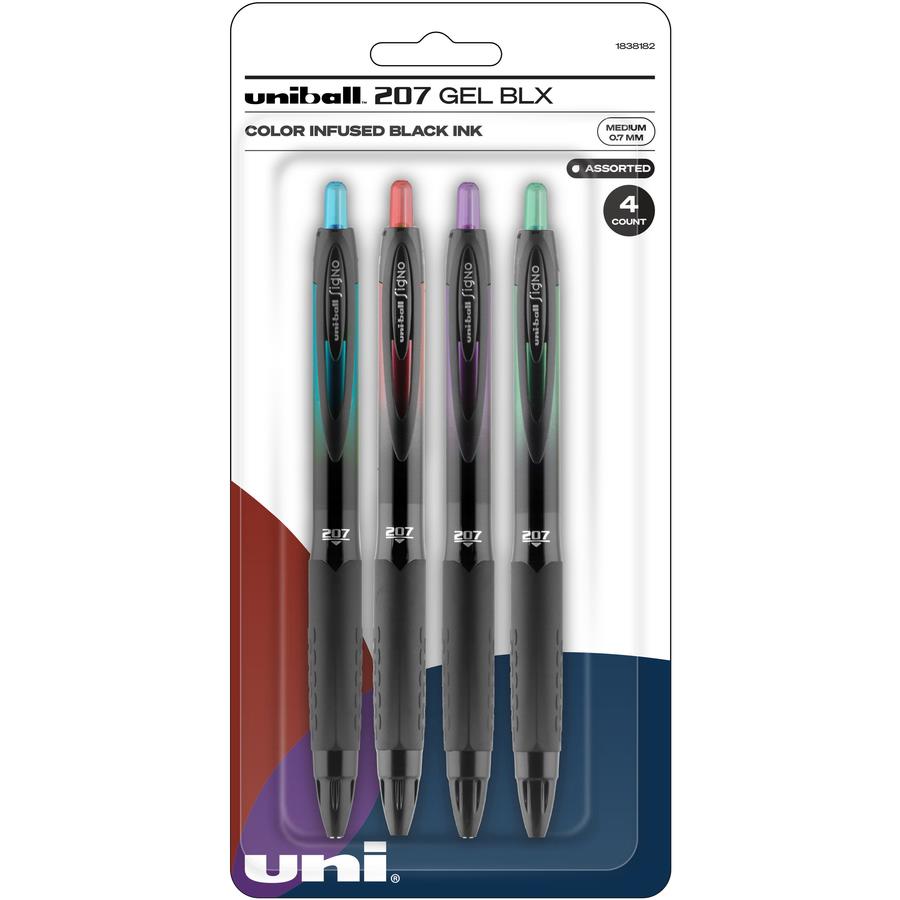 Zebra Sarasa Gel Retractable Pens 0.7mm Assorted Colors 3pk 