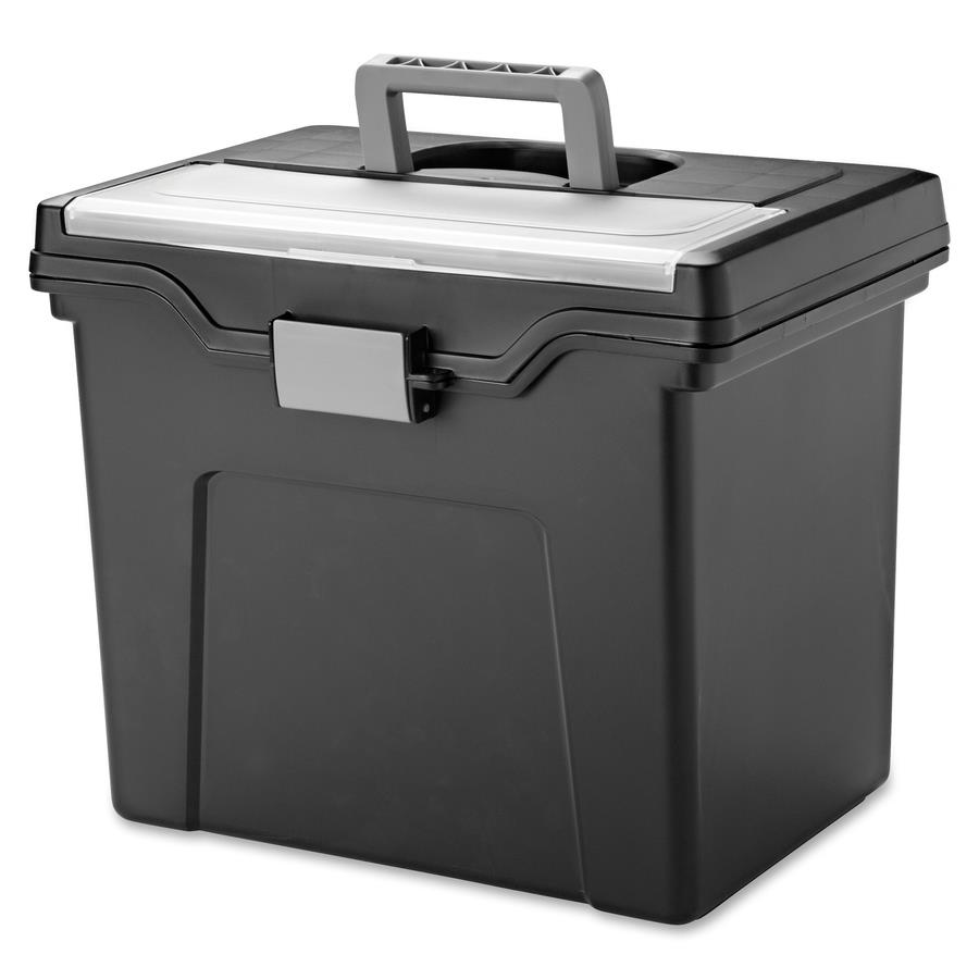 IRIS 14.5 Gal. Snap Top Plastic Storage Box in Clear with Gray Lid