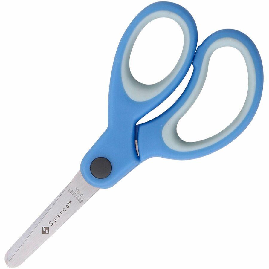 BAZIC Toddler Kids Safety Scissors 5 1/2, Safe Blunt Tip (2/Pack), 2-Pack