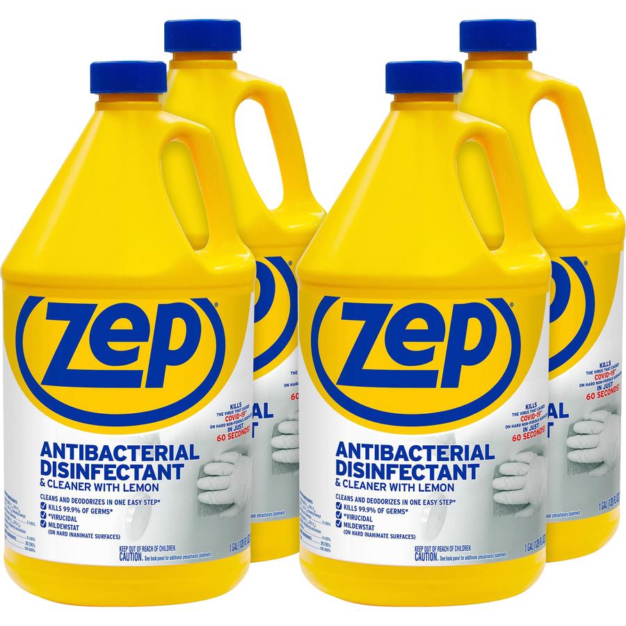 Zep Antibacterial Disinfectant and Cleaner - For Multipurpose ...