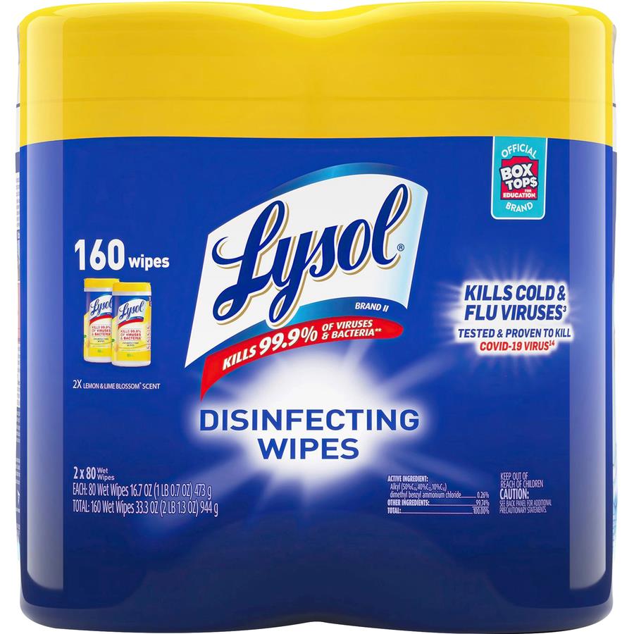 Genuine Joe Disinfecting Wipes - Ready-To-Use - Fresh Citrus Scent - 8 Genuine Joe Disinfecting Wipes - Ready-To-Use - Fresh Citrus Scent - 8