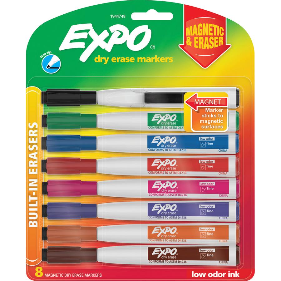 Colorations Fine-Tip Dry Erase Marker - Set of 8