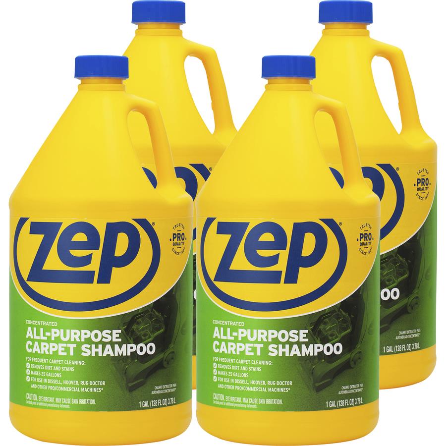 Zep Concentrated All-Purpose Carpet Shampoo - Concentrate - 128 fl oz