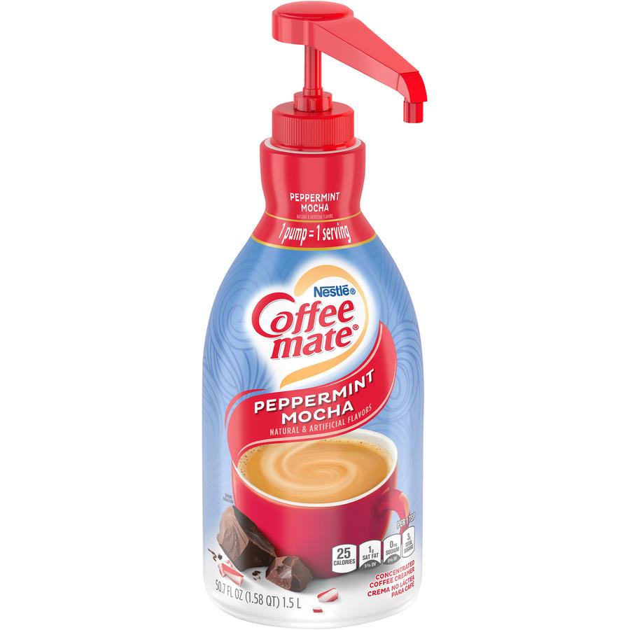 Coffee Mate French Vanilla Concentrated Coffee Creamer Pump 1.5 L Carton Of  2 Bottles - Office Depot