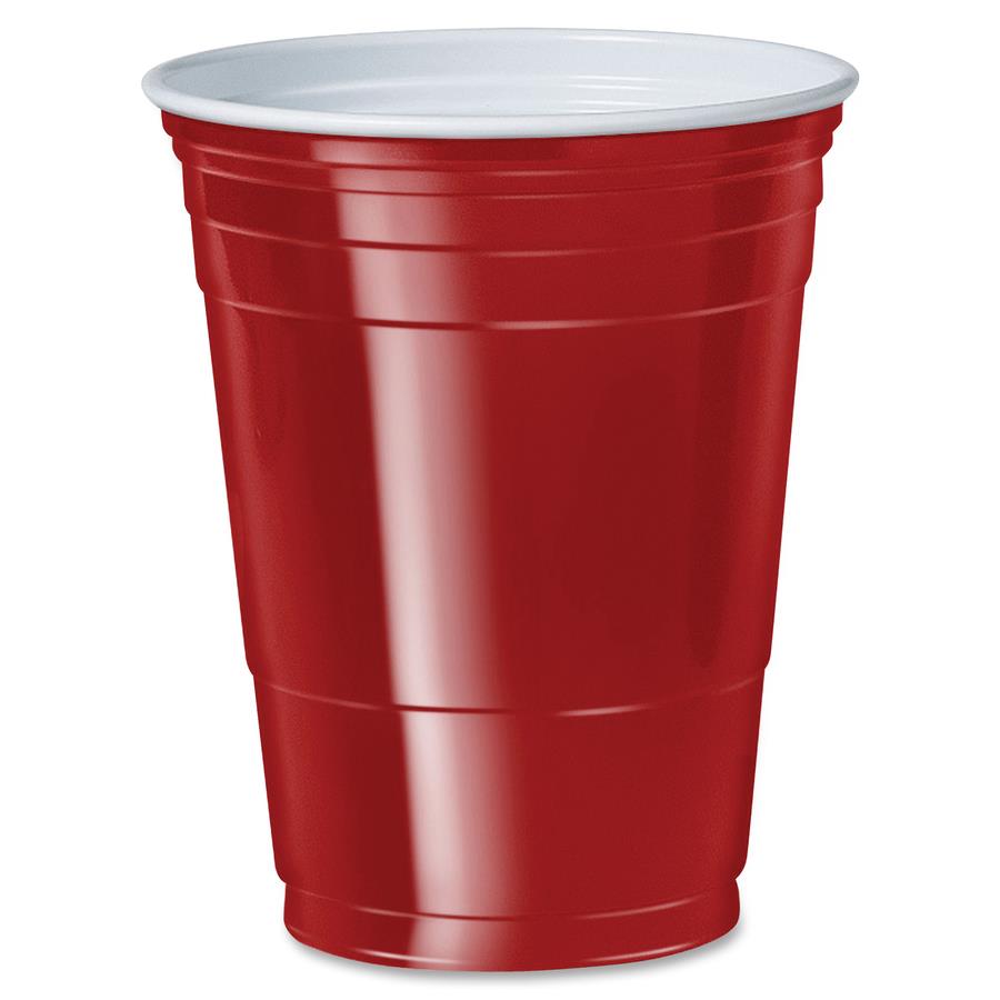 Solo Squared Cups, 18 Oz, Red, 60 Count