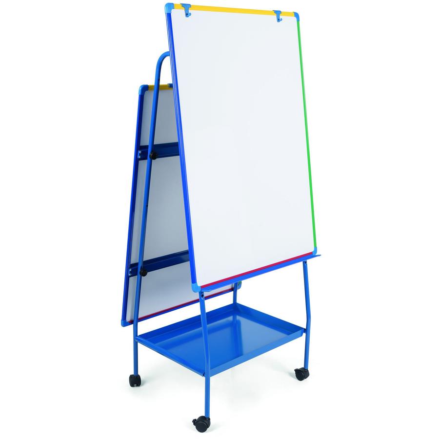 U Brands Glass Dry-Erase Desktop Easel, Tempered Glass, Gold Metal Stand,  Removable Clip