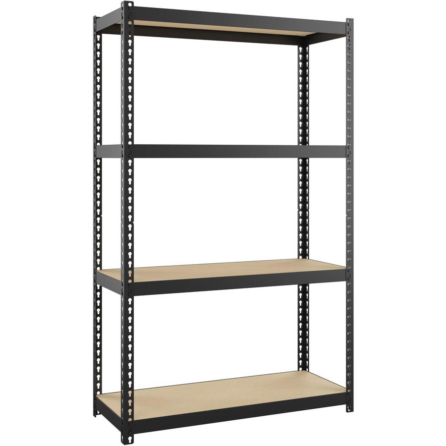 Lorell Narrow Riveted Shelving - 5 Shelf(ves) - 60 Lorell Narrow Riveted Shelving - 5 Shelf(ves) - 60