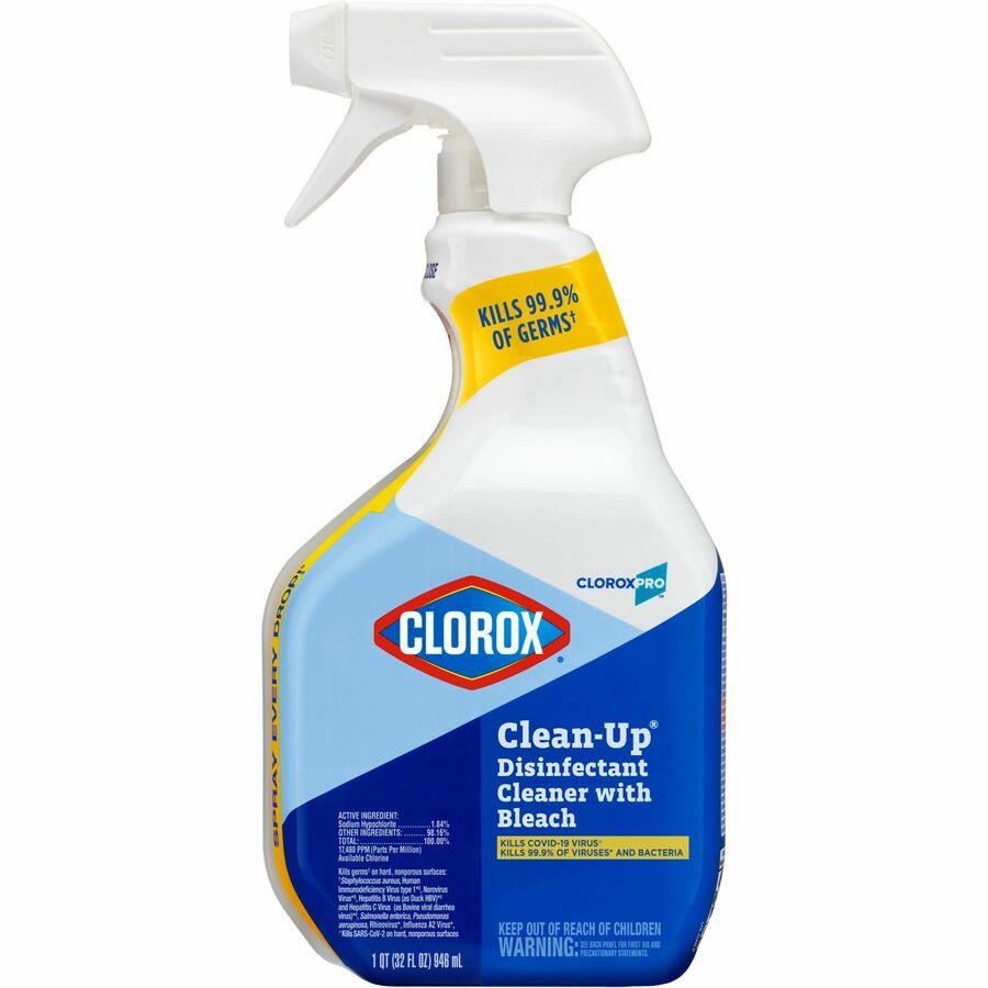 CloroxPro Pull-Top Urine Remover for Stains and Odors - 32 fl oz (1 quart) - 552 / Pallet - Bleach-free - White